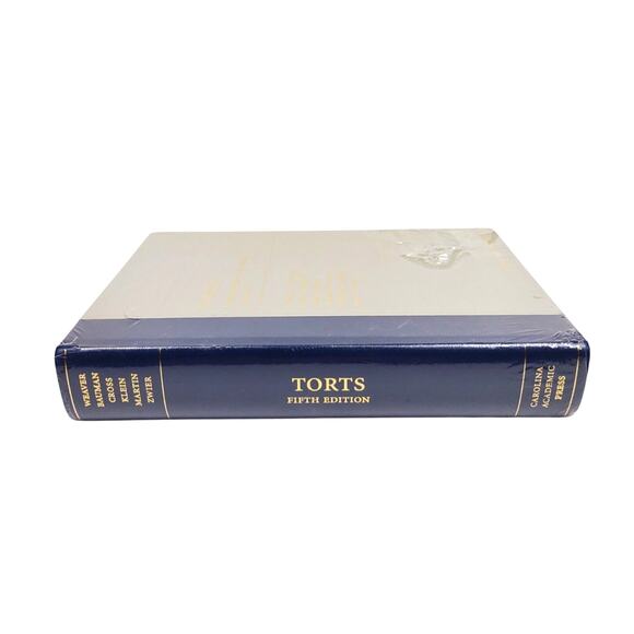 Torts : Cases, Problems, and Exercises Fifth Edition By Weaver Law Classroom HB - Picture 2 of 6